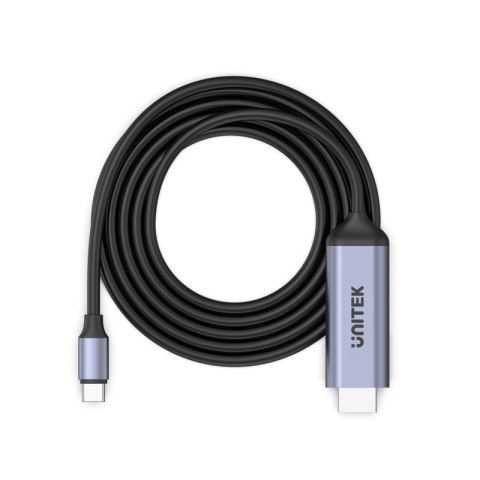 UNITEK KABEL USB-C - HDMI 8K, USB 4, HDR10+, 1,8M