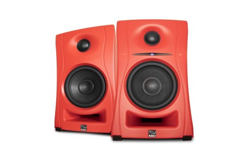 KALI AUDIO LP-UNF-R - Para monitorów odsłuchowych z Bluetooth. Głośniki multimedialne, czerwone.