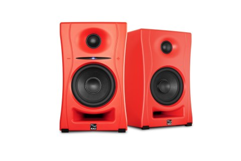 KALI AUDIO LP-UNF-R - Para monitorów odsłuchowych z Bluetooth. Głośniki multimedialne, czerwone.