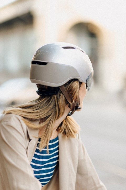 Kask Rowerowy HJC CALIDO PLUS Srebrny PEARL GREYISH SILVER r.M