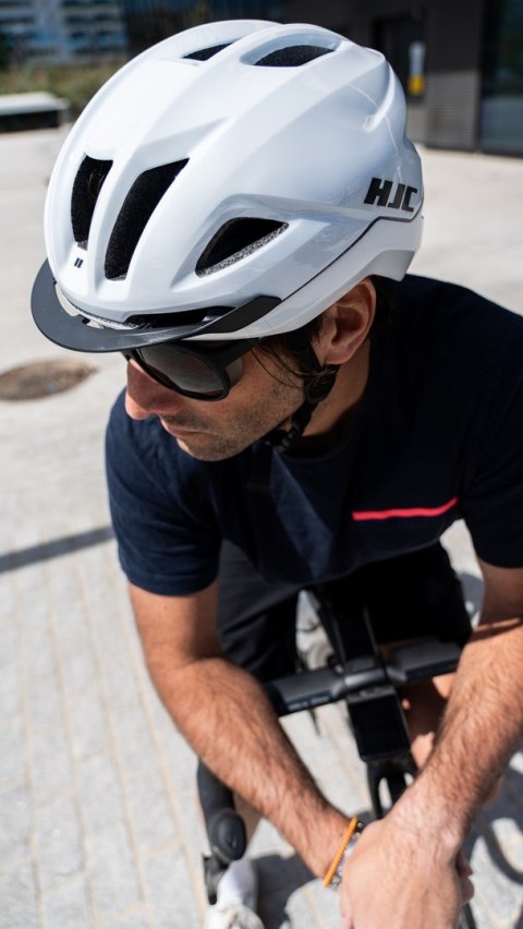 Kask Rowerowy HJC CROSSER WHITE r. M