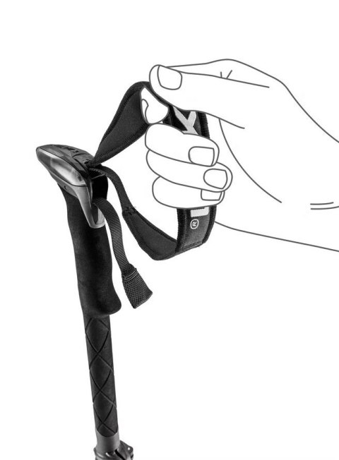 Kije trekkingowe LEKI SHERPA FX, 120-140cm czarne