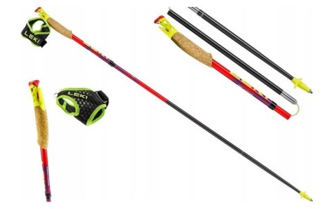 Kije trekkingowe LEKI TRL ULTRATRAIL FX ONE, 120cm czerwone