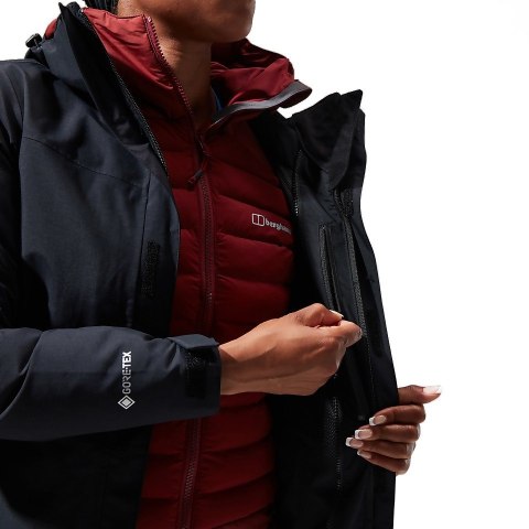 Kurtka Berghaus Hillwalker IA Shell roz. S Czarna + Spodnie Berghaus Deluge 2.0 roz. S Czarne