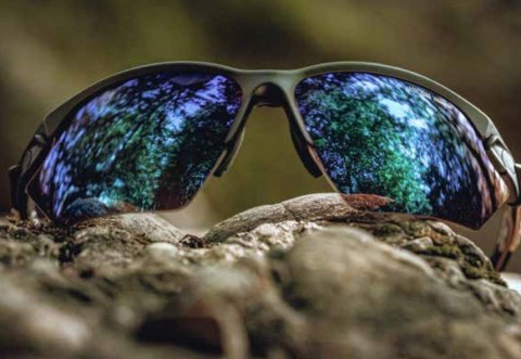 Okulary na rower ALPINA NYLOS HR czarne mat szkło czarne lustro Cat.3