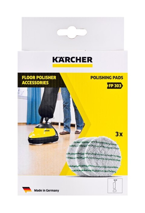 Pady polerujące - parkiet lakierowany / laminat - 3 szt. KARCHER - 2.863-197.0