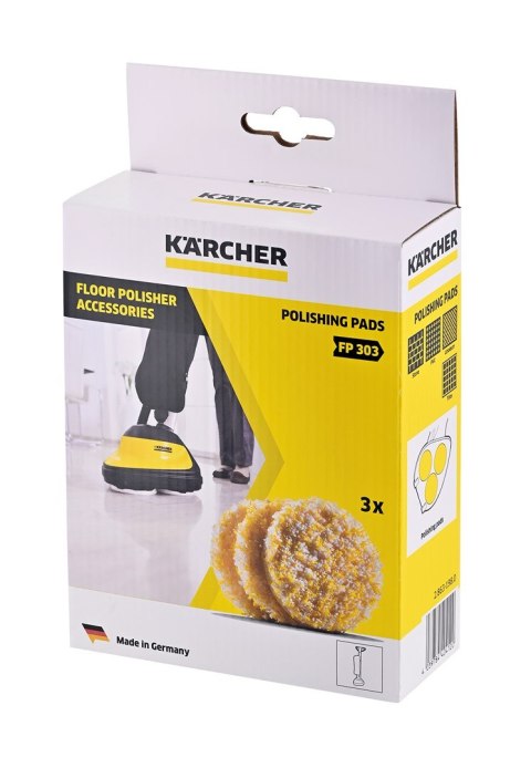 Pady polerujące - posadzka / linoleum / PVC - 3 szt. KARCHER - 2.863-198.0
