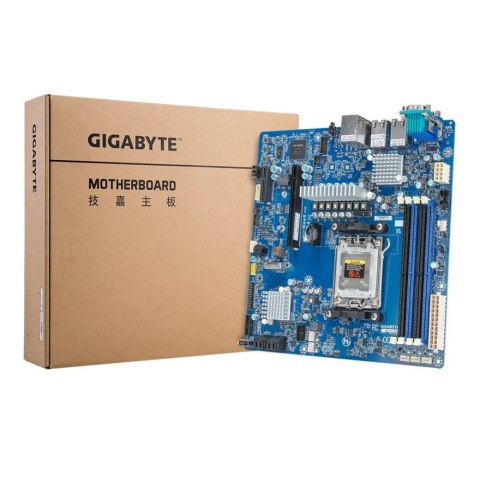 Płyta główna Gigabyte MC13-LE1 1x AM5 AMD Epyc 4004/Ryzen 7000 B650E (4xDIMM, 4x SATA, 1xM.2, 2x10Gbe, IPMI, mATX)