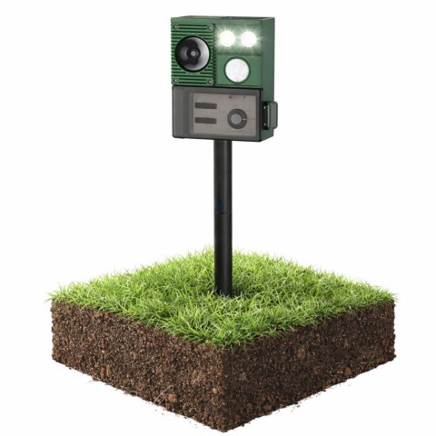 Solarny Odstraszacz Zwierząt Z Czujnikiem Ruchu Ultradźwięki Diody LED