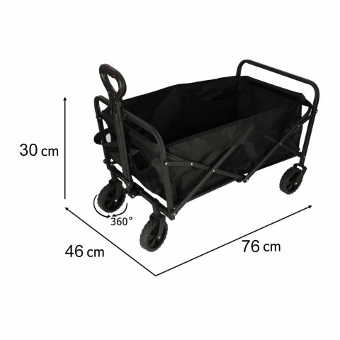 Wózek transportowy LUARO na zakupy plażowy składany 100l