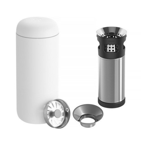 Kubek termiczny 473 ml Carter Move Mug Fellow white +Zaparzacz Carter Infuser