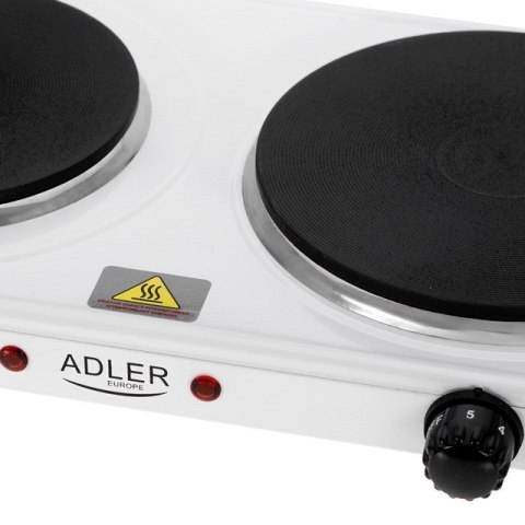Kuchenka elektryczna dwupalnikowa ADLER AD 6520