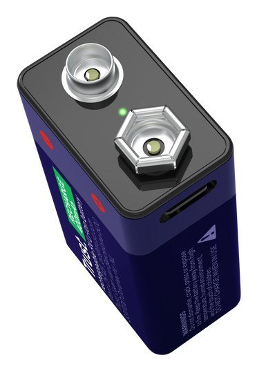 Akumulator TRUST 9V ładowany przez USB-C