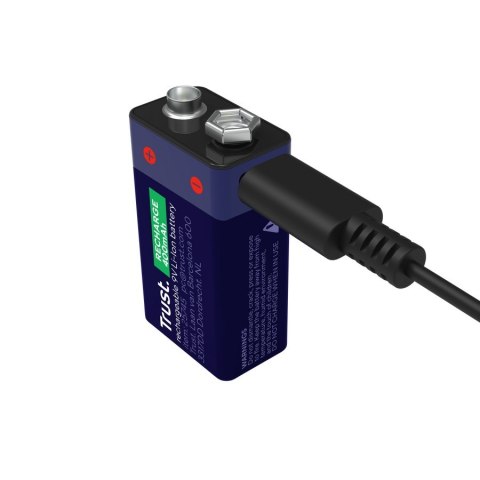 Akumulator TRUST 9V ładowany przez USB-C
