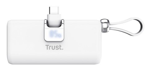 Kieszonkowy powerbank TRUST Pacto 5000 mAh biały