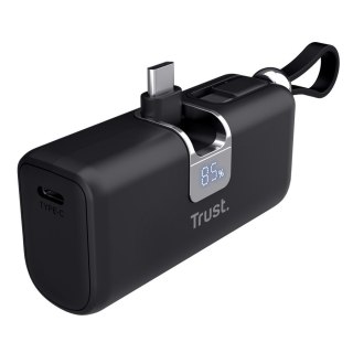 Kieszonkowy powerbank TRUST Pacto 5000 mAh czarny