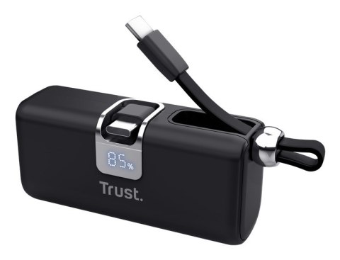 Kieszonkowy powerbank TRUST Pacto 5000 mAh czarny