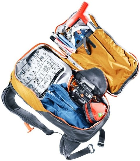 Plecak Deuter Alproof Lite 20 SL - cinnamon/blac + Kosmetyczka Deuter Wash Center I, raisin/caspia