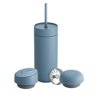 Kubek termiczny 473 ml Carter Move Mug 3w1 +3 nakrętki Fellow pudrowy niebieski