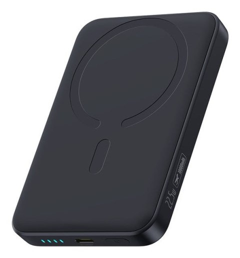 Powerbank Baseus EnerFill FM11 Ultra-Mini 10000mAh 22,5W kompatybilny z MagSafe z kablem Baseus Simple USB-C 20V/3A 30cm - czarn