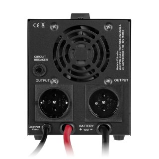 REBEL ZASILACZ AWARYJNY Z CZYSTYM PRZEBIEGIEM SINUSOIDALNYM I FUNKCJĄ ŁADOWANIA LFP4 12V 230V 500VA/300W RB-4026