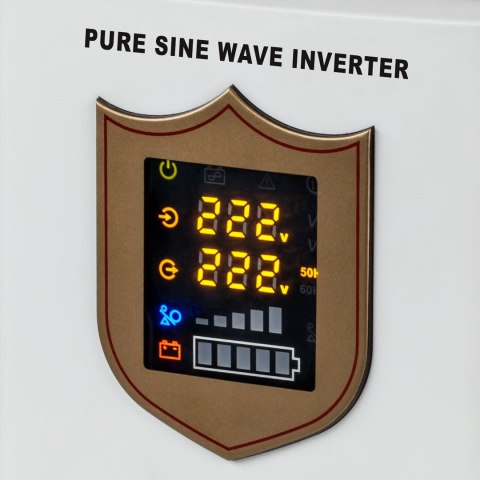 Zasilacz awaryjny KEMOT PROsinus-1000 przetwornica z czystym przebiegiem sinusoidalnym i funkcją ładowania 12V 230V 1000VA/700W