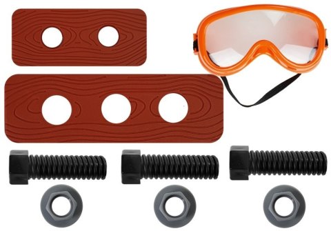 Zestaw Majsterkowicza Pas Narzędzia Wiertarka Śrubki Kleszcze Młotek