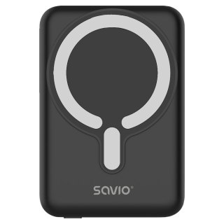 SAVIO POWERBANK 10000 MAH MAGNETYCZNY CZARNY BA-12