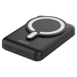 SAVIO POWERBANK 10000 MAH MAGNETYCZNY CZARNY BA-12