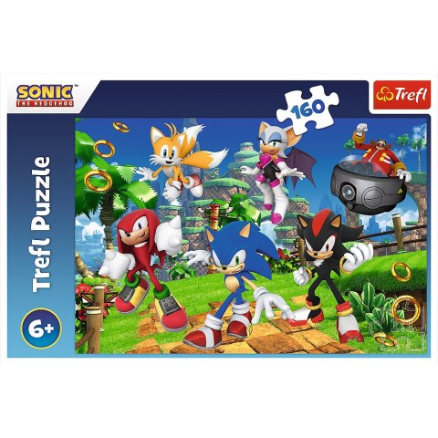 Puzzle - 160 - Sonic i przyjaciele - Trefl 15421