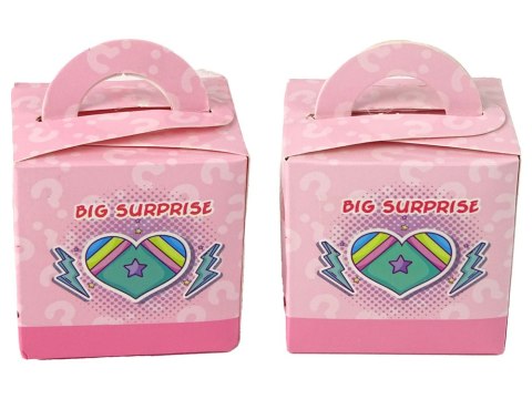 Zestaw Piękności w Kuferku Cienie Lakiery Różowy Biały