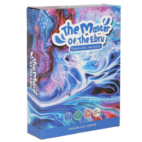 Malowanie na wodzie ebru zestaw kreatywny artystyczny akcesoria 8 kolorów