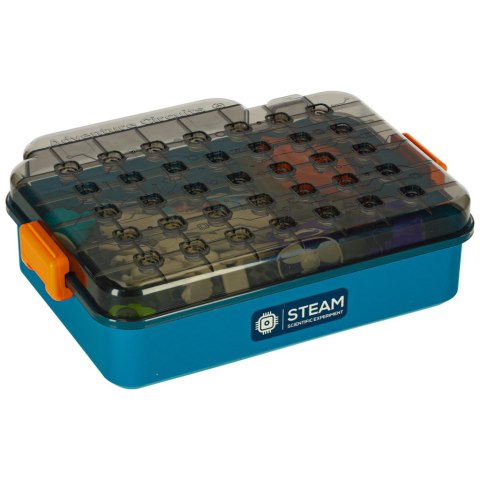 Mały elektryk elektronik zestaw edukacyjny 45 elementów + 12 kart