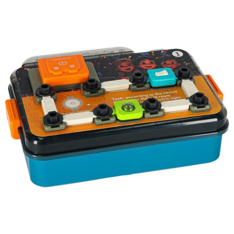 Mały elektryk elektronik zestaw edukacyjny 45 elementów + 12 kart