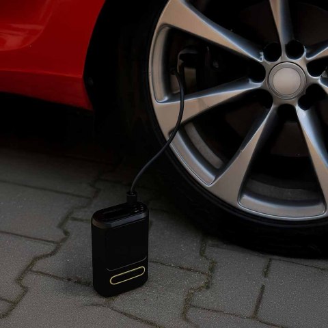 Pompka rowerowa elektryczna samochodowa powerbank USB