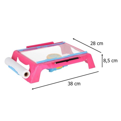 Projektor rzutnik stolik do rysowania karty różowy