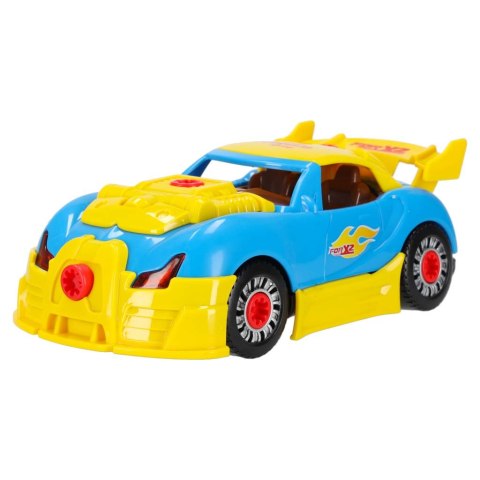 Samochód sportowy do rozkręcania konstrukcyjny do tuningu światło dźwięk