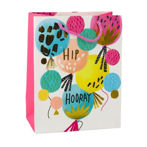 Torba Prezentowa Papierowa Urodzinowa Wzory 23 x 18 x 10,5 cm
