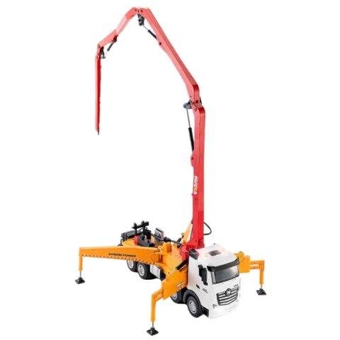 Ciężarówka Pomogruszka Betonowa Zdalnie Sterowana RC Huina Żółta 1:18