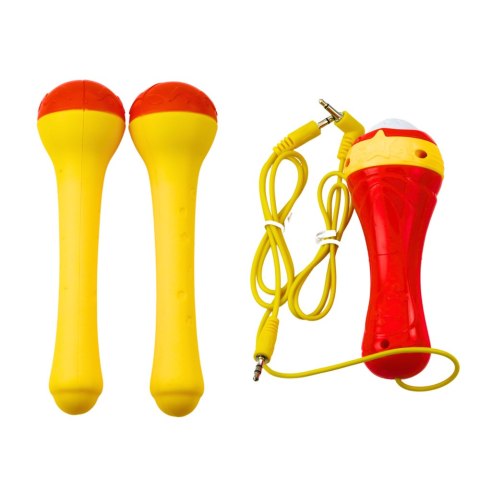 Bębenek Dla Dzieci Muzyczny Interaktywny Światła Dźwięki Różowy