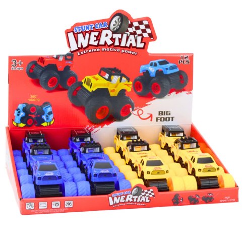 Autko Terenowe Wspinaczkowe Z Napędem Żółty Niebieski