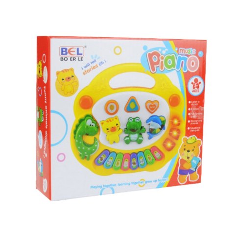 Pianinko Muzyczne Intarktywne Dla Dzieci Dźwięki Zwierząt Melodie
