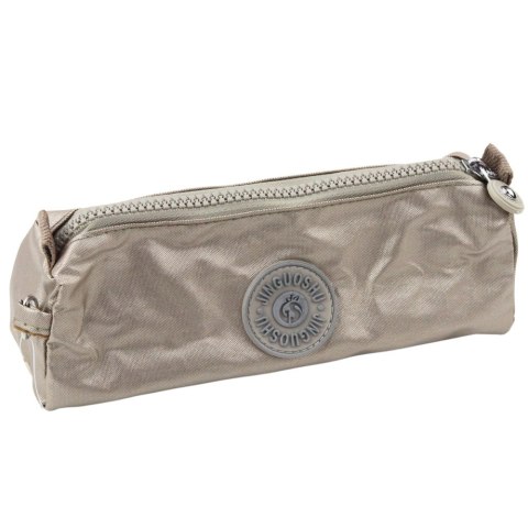 Piórnik Szkolny Organizer Jednokomorowy Srebrny 21,5cm