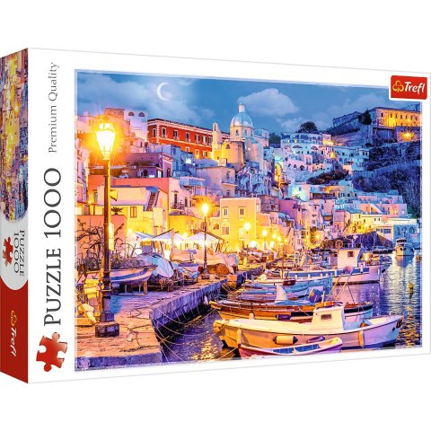 Puzzle - 1000 - Wyspa Procida nocą - Włochy - Trefl 10794