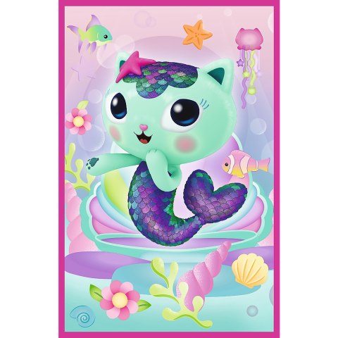 Puzzle - 3x50 - Poznajcie Gabby i kotki - Koci Domek Gabi - Trefl 34876