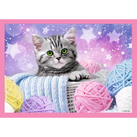 Puzzle - 4w1 (35, 48, 54, 70) - Zabawne kotki - Trefl 34396
