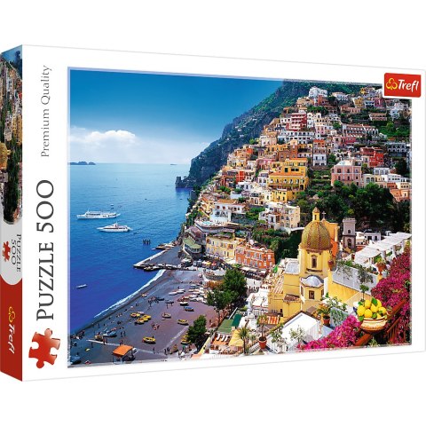 Puzzle - 500 - Positano - Wybrzeże Amalfickie - Włochy - Trefl 37145
