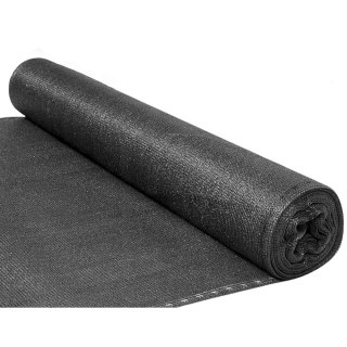 Siatka Cieniująca Na Ogrodzenie Płot Maskująca Szara 1.5M 25M 140g/m²