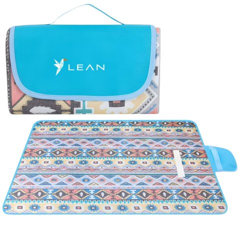 Koc Piknikowy Plażowy Składany Wzory LEAN 200 x 200cm