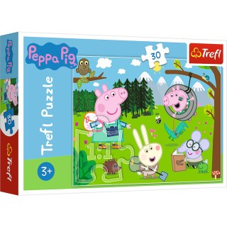 Puzzle - 30 - Leśna wyprawa - Świnka Peppa - Trefl 18245